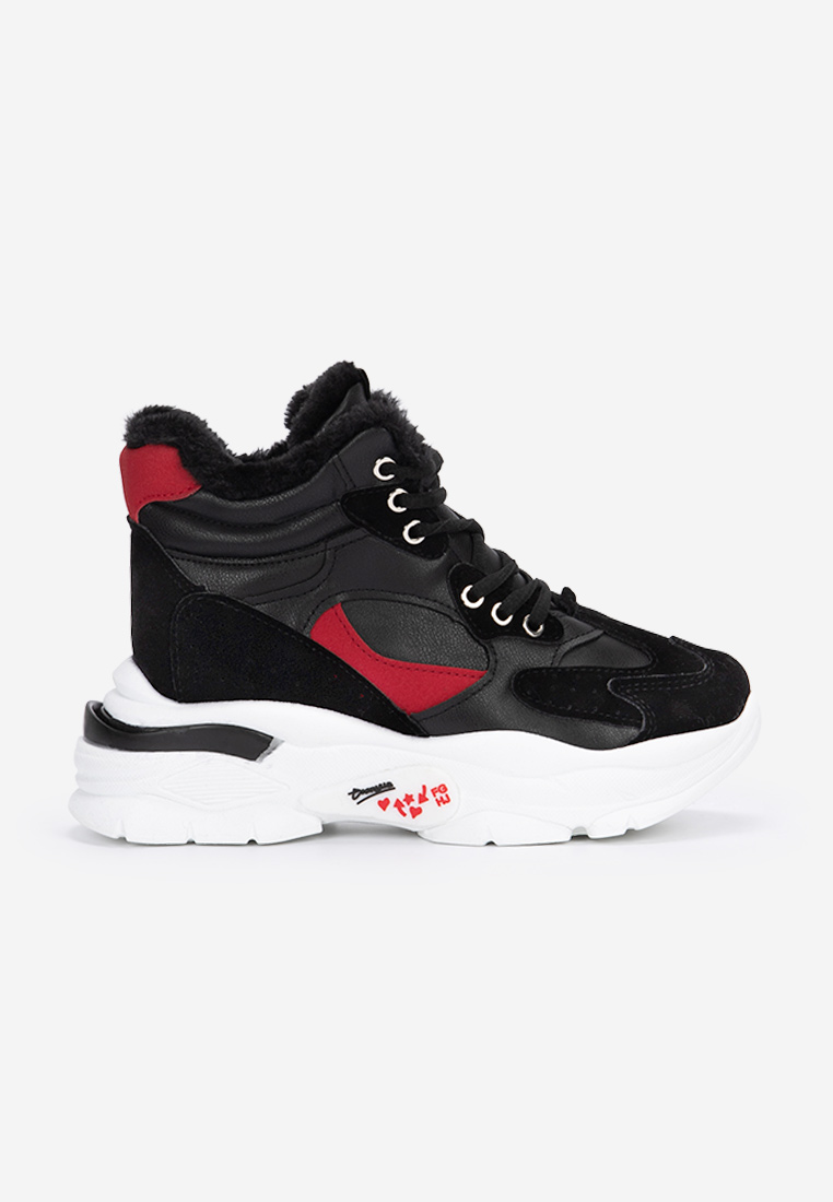 Sneakers donna alte Radway Negrigio