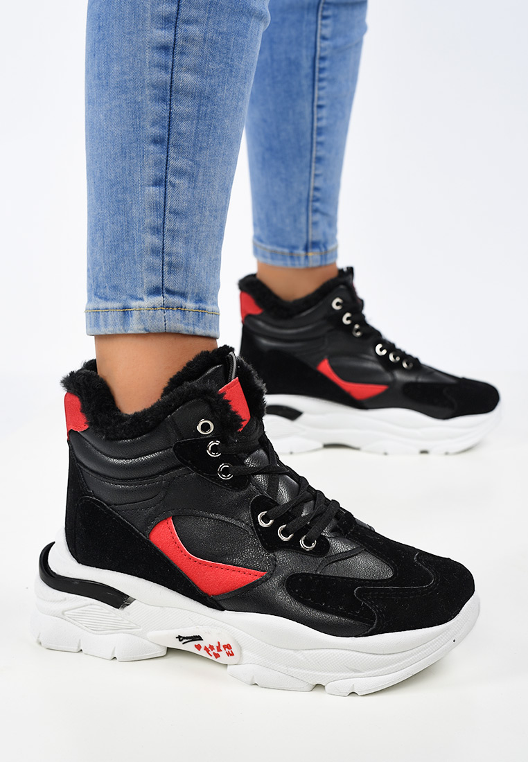 Sneakers donna alte Radway Negrigio