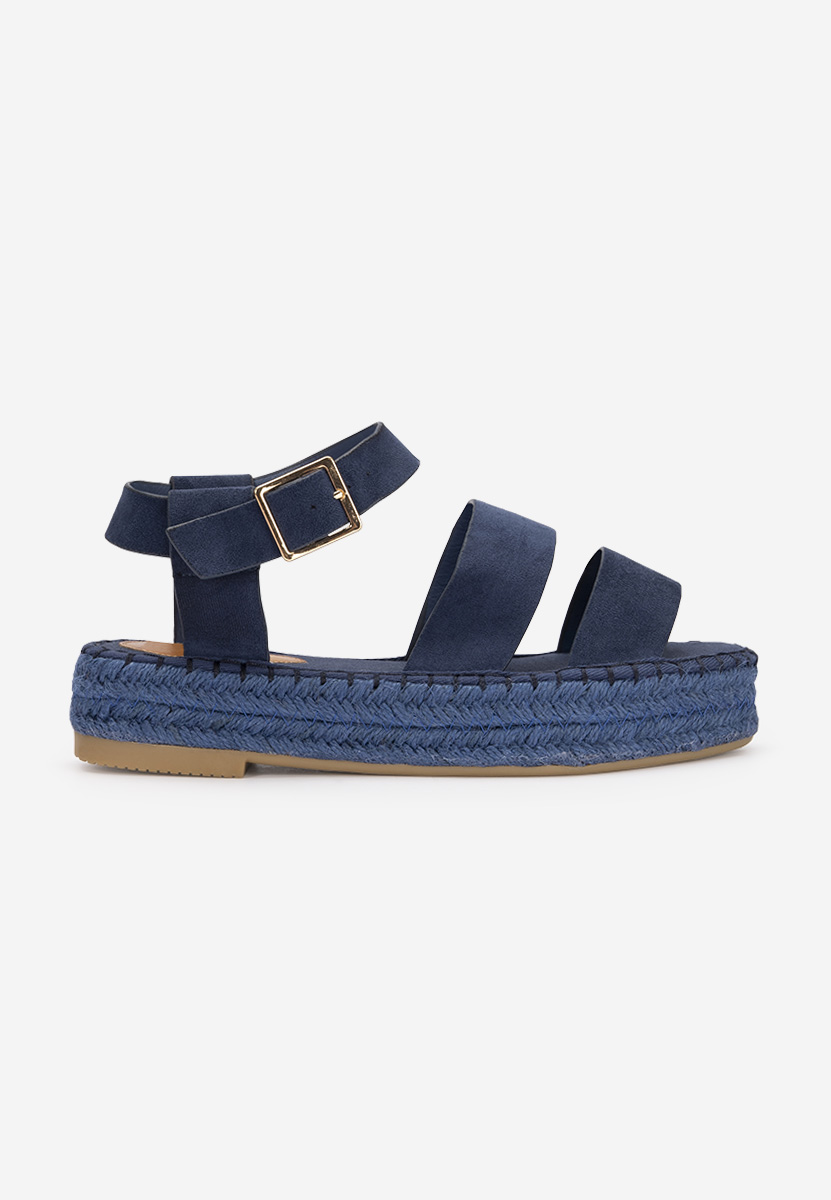 Sandali platform Coraline blu