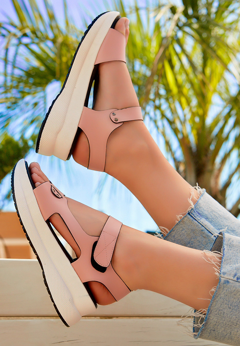Sandali platform Blueberry rosa Sandali platform Blueberry rosa