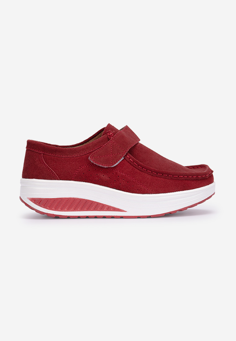 Mocassini pelle Justina 2A rosso