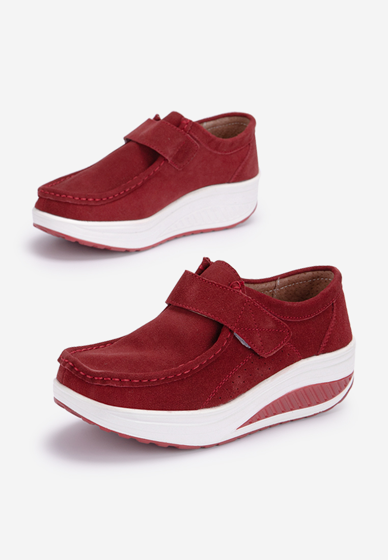 Mocassini pelle Justina 2A rosso
