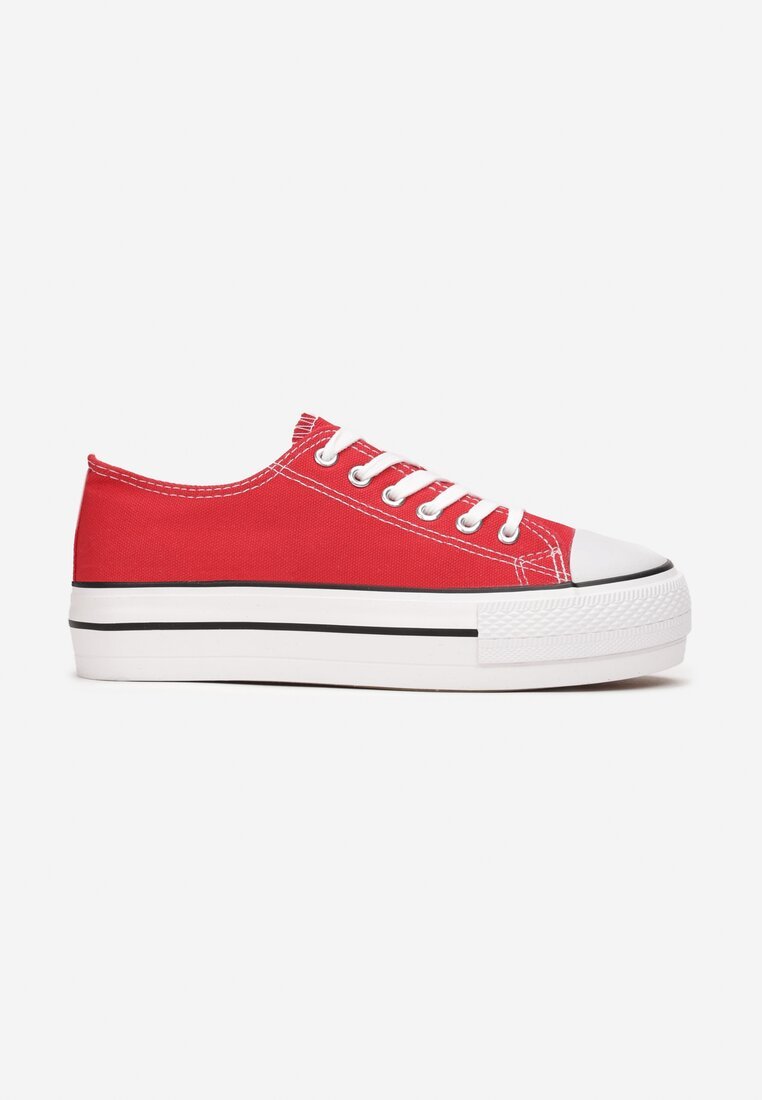 Scarpe da ginnastica cu Platforma Machera Rosii
