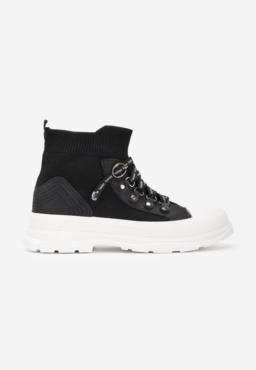 Sneakers donna alte Delvina Negrigio
