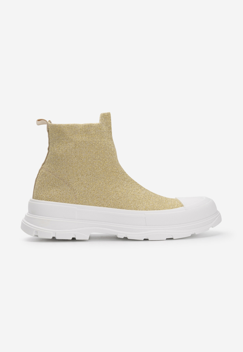 Sneakers donna alte Zynnia oro