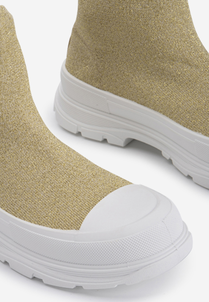 Sneakers donna alte Zynnia oro