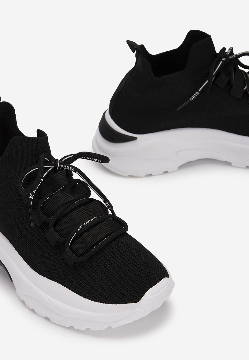 Sneakers donna nero Aveline