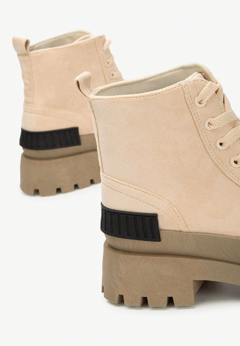 Stivaletti donna beige Serrena