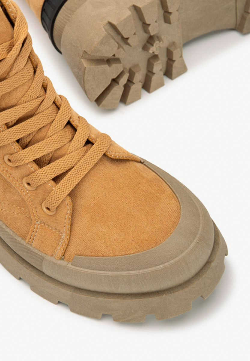 Stivaletti donna camel Serrena