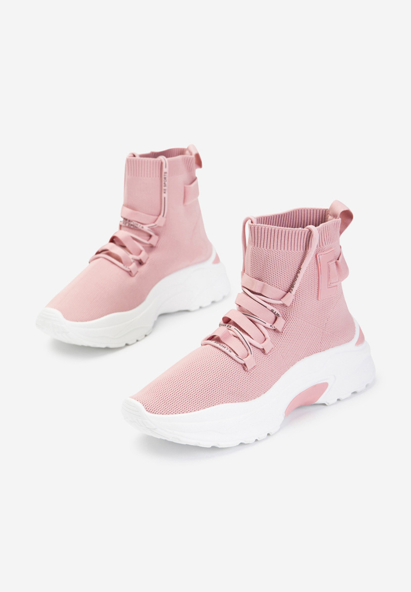 Sneakers donna alte rosa Loving