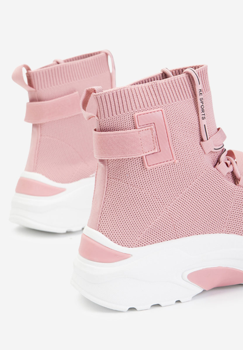 Sneakers donna alte rosa Loving