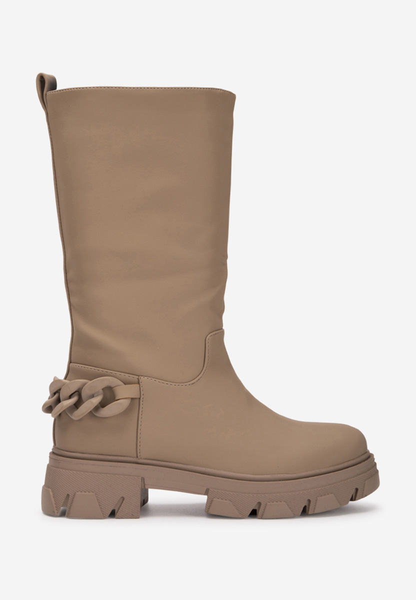 Stivali da donna Beige Moniva V2