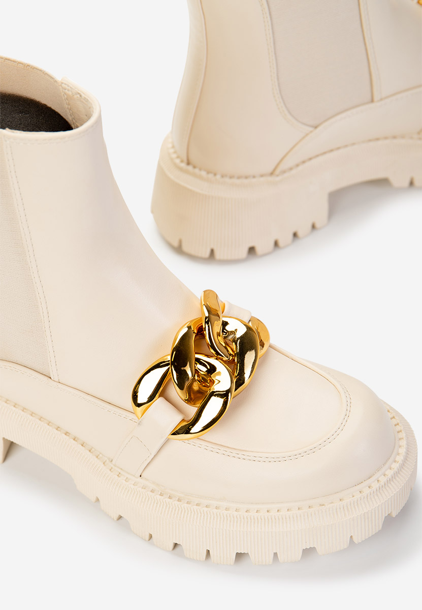Stivaletti donna Beige Agestra