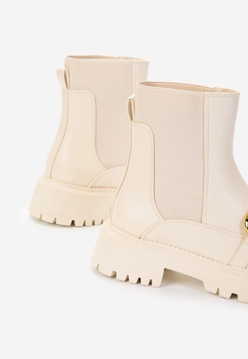 Stivaletti donna Beige Agestra