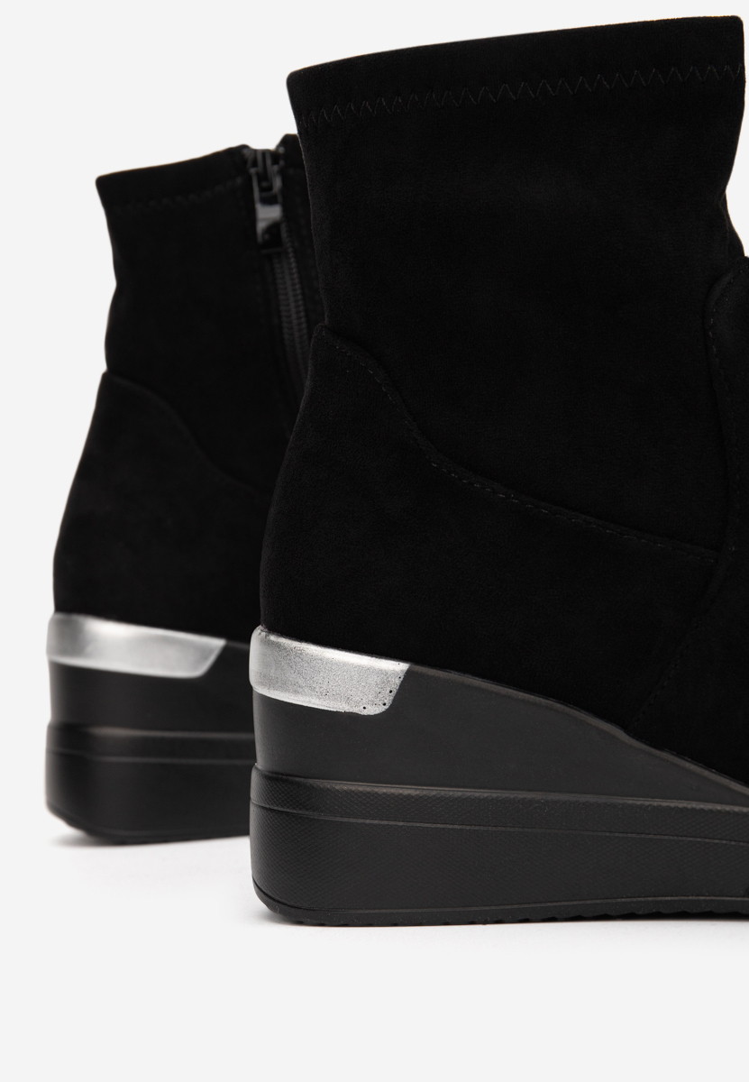 Sneakers con zeppa nero Torino