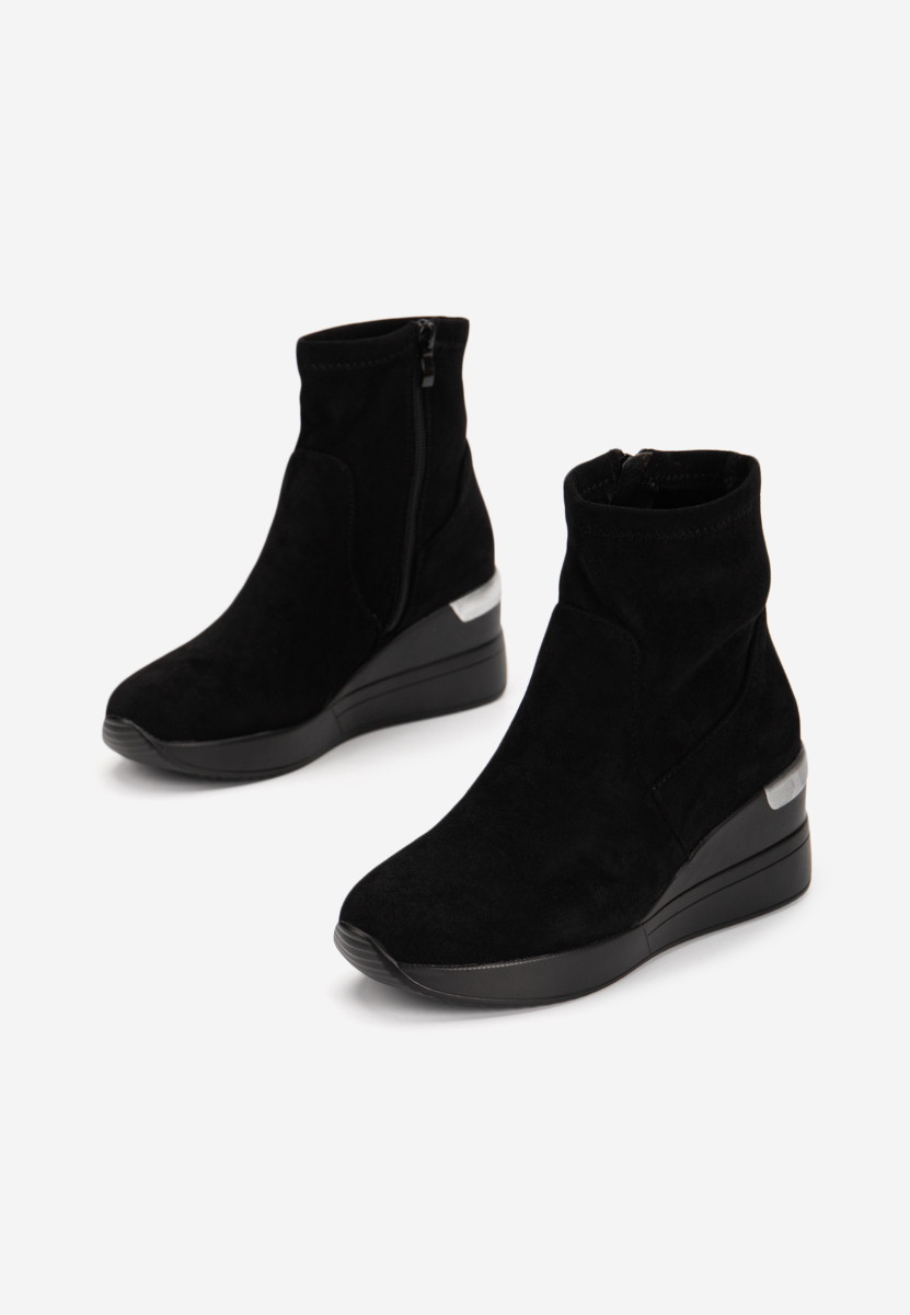 Sneakers con zeppa nero Torino