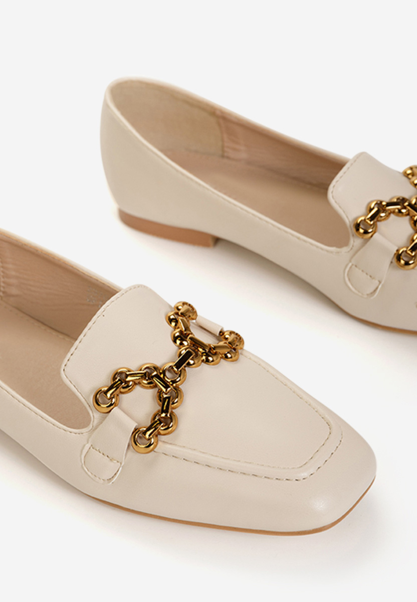 Mocassini donna eleganti Galaia beige