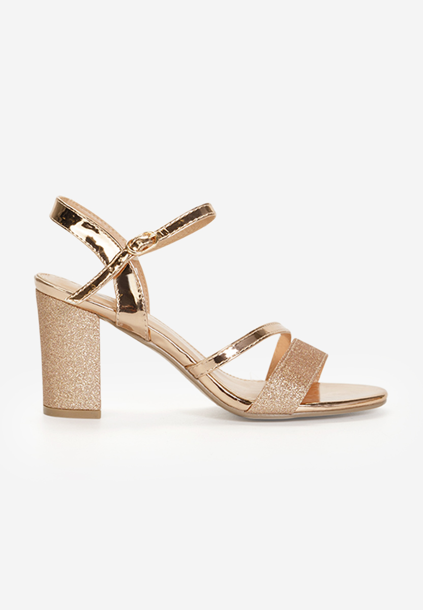 Sandali eleganti da cerimonia Alonza champagne