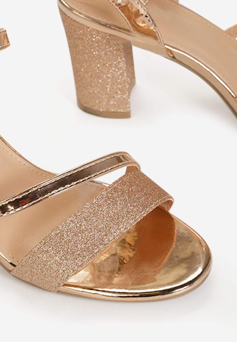 Sandali eleganti da cerimonia Alonza champagne