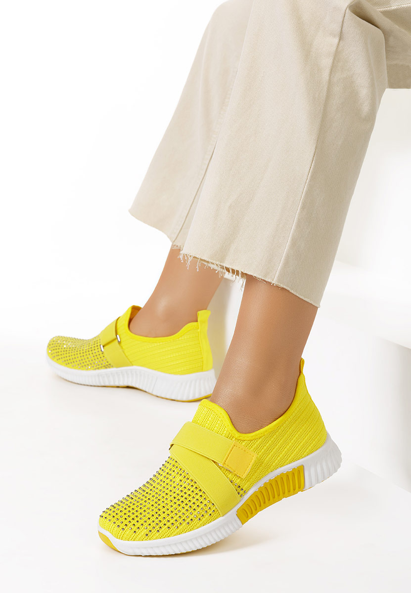 Scarpe sportive donna gialli Limana