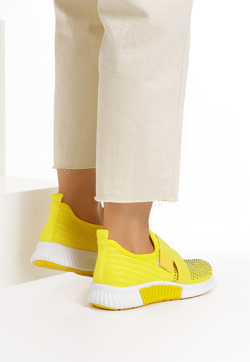 Scarpe sportive donna gialli Limana
