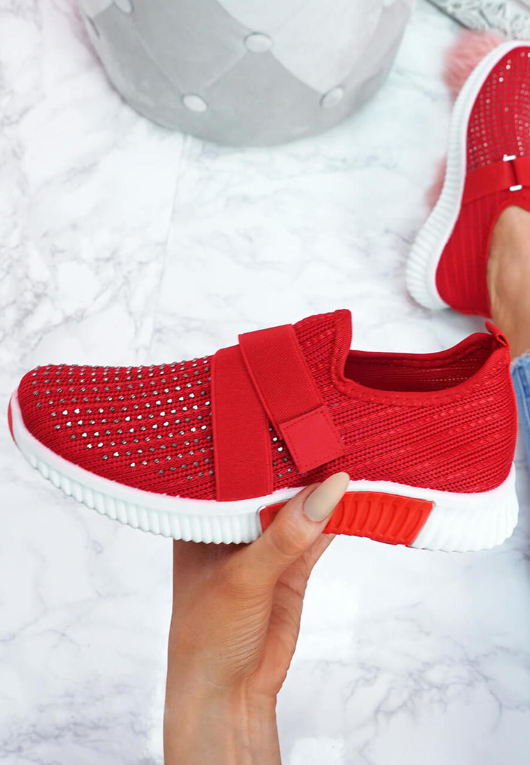 Scarpe sportive donna rosso Limana