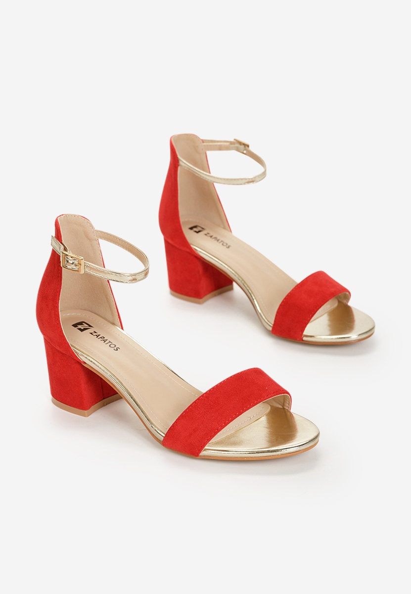 Sandali eleganti rosso Landete