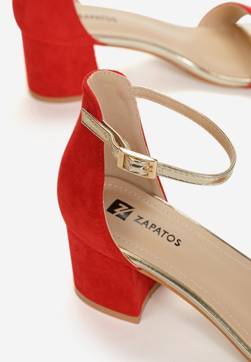 Sandali eleganti rosso Landete