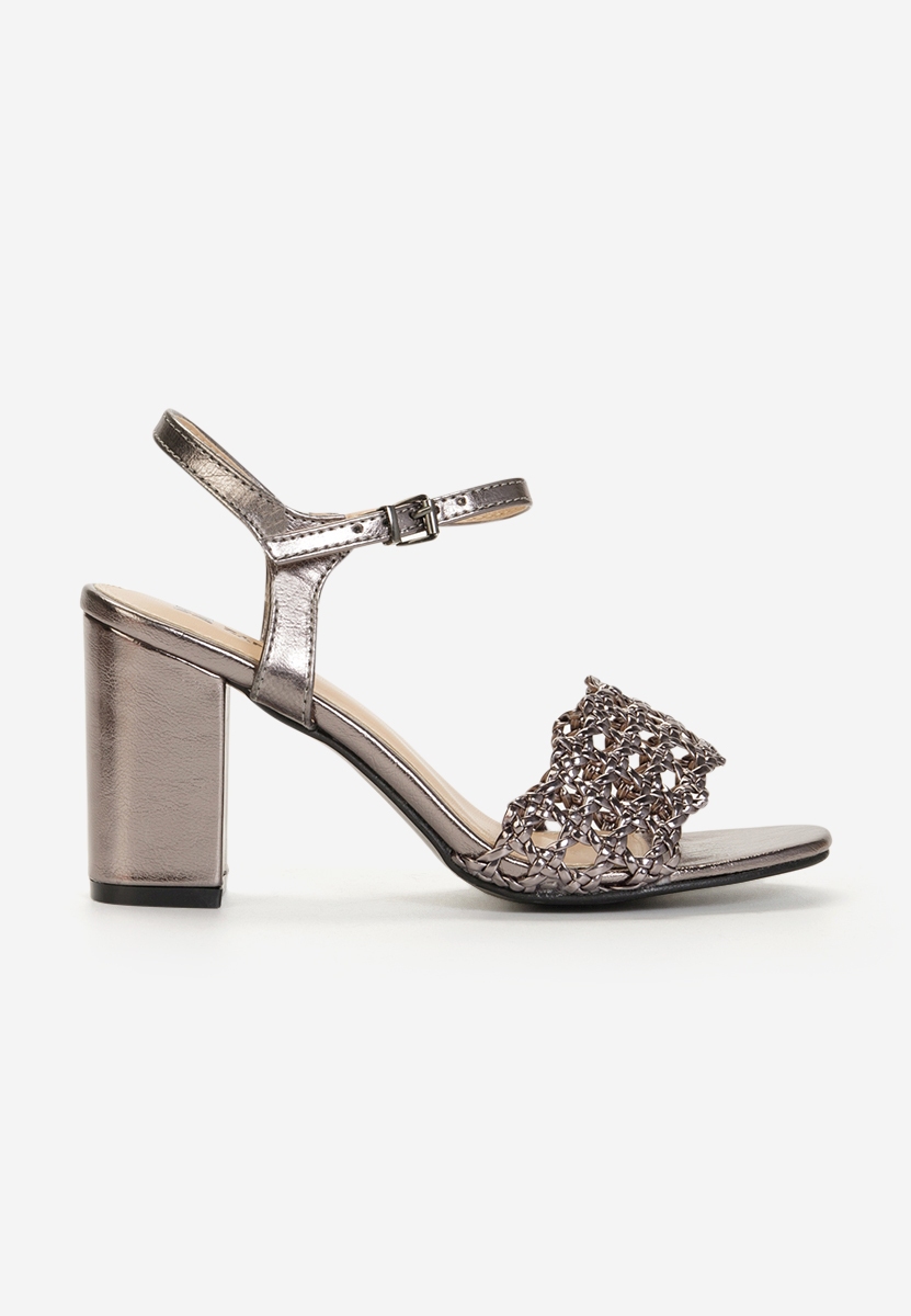 Sandali eleganti argento Keys