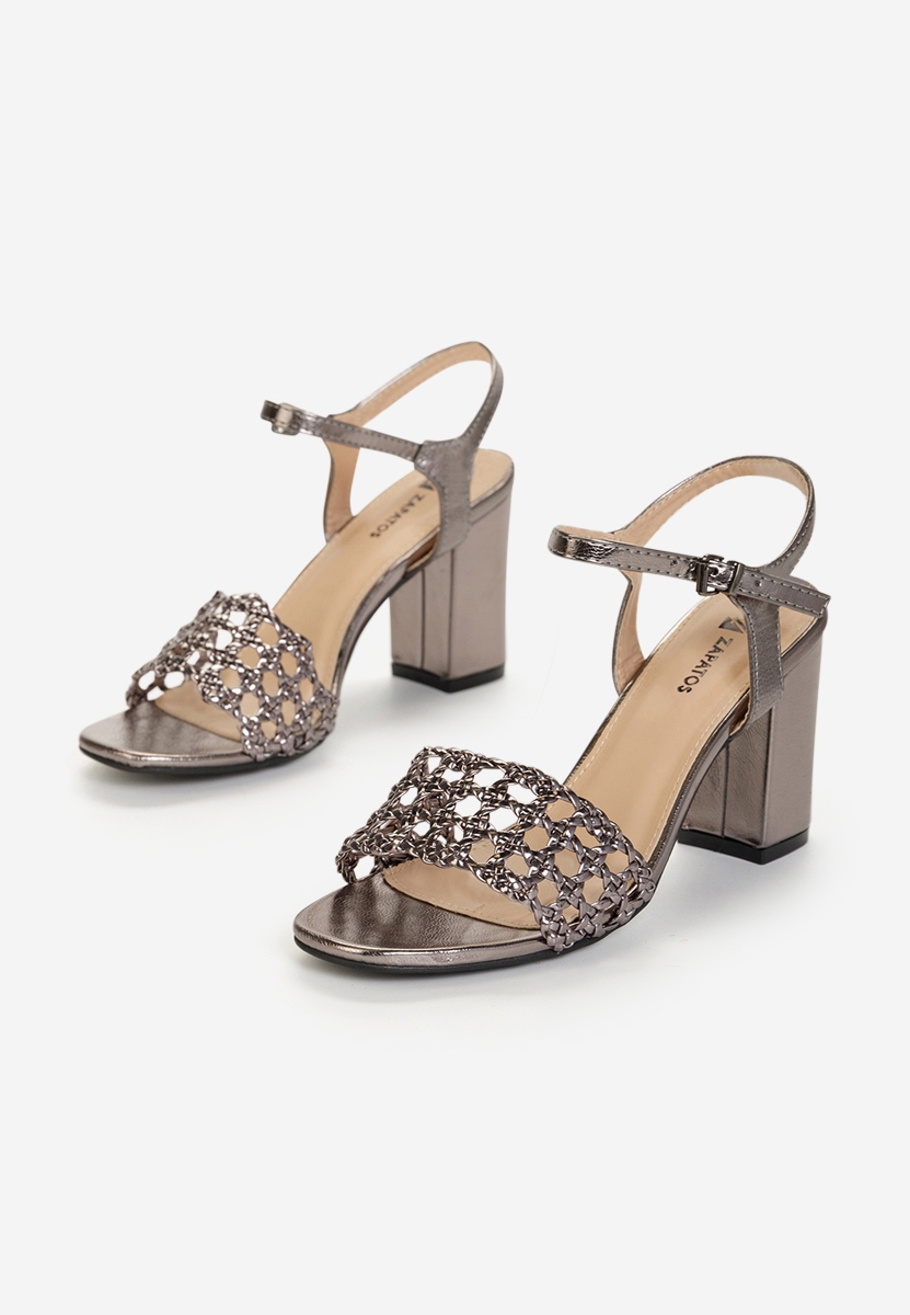 Sandali eleganti argento Keys