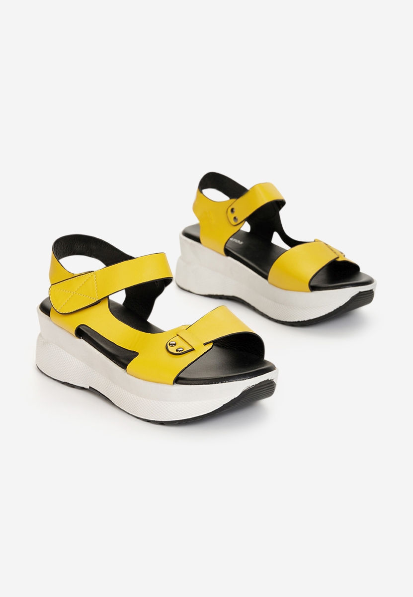 Sandali platform Blueberry gialle Sandali platform Blueberry gialle