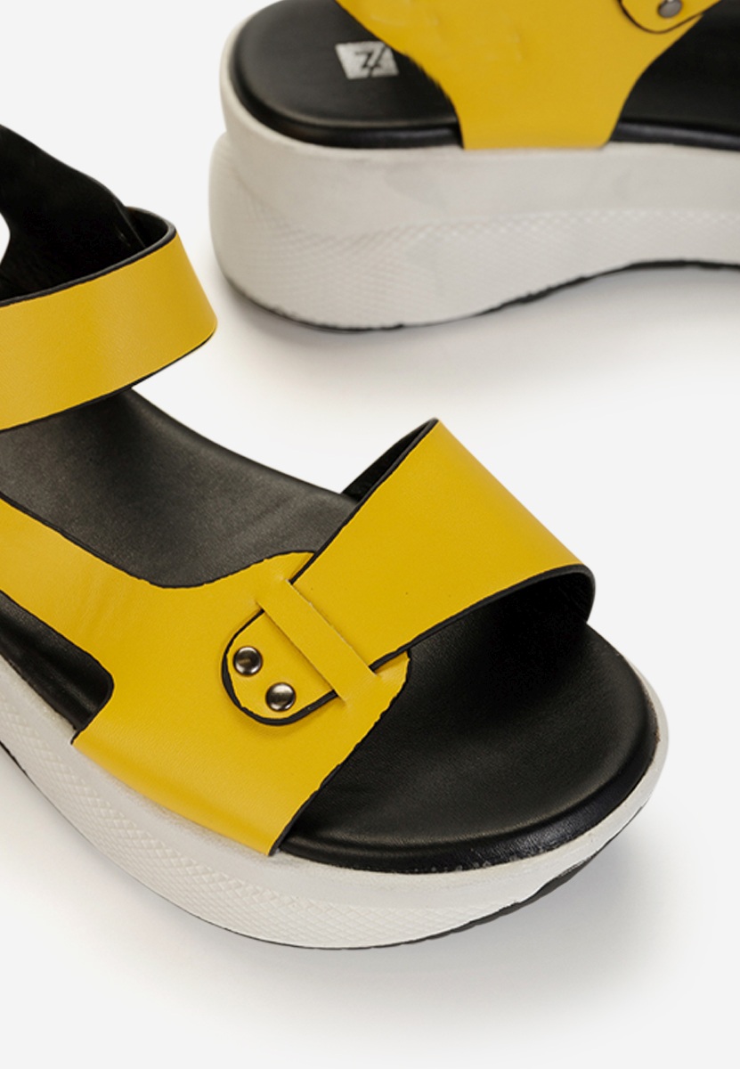 Sandali platform Blueberry gialle Sandali platform Blueberry gialle