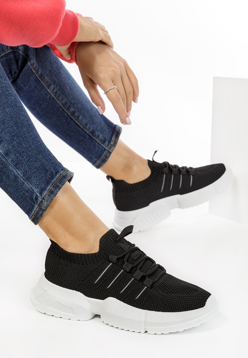 Sneakers donna nero Shaida