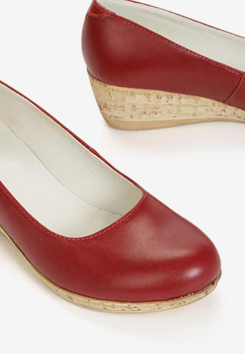 Scarpe pelle Sorana Rosse