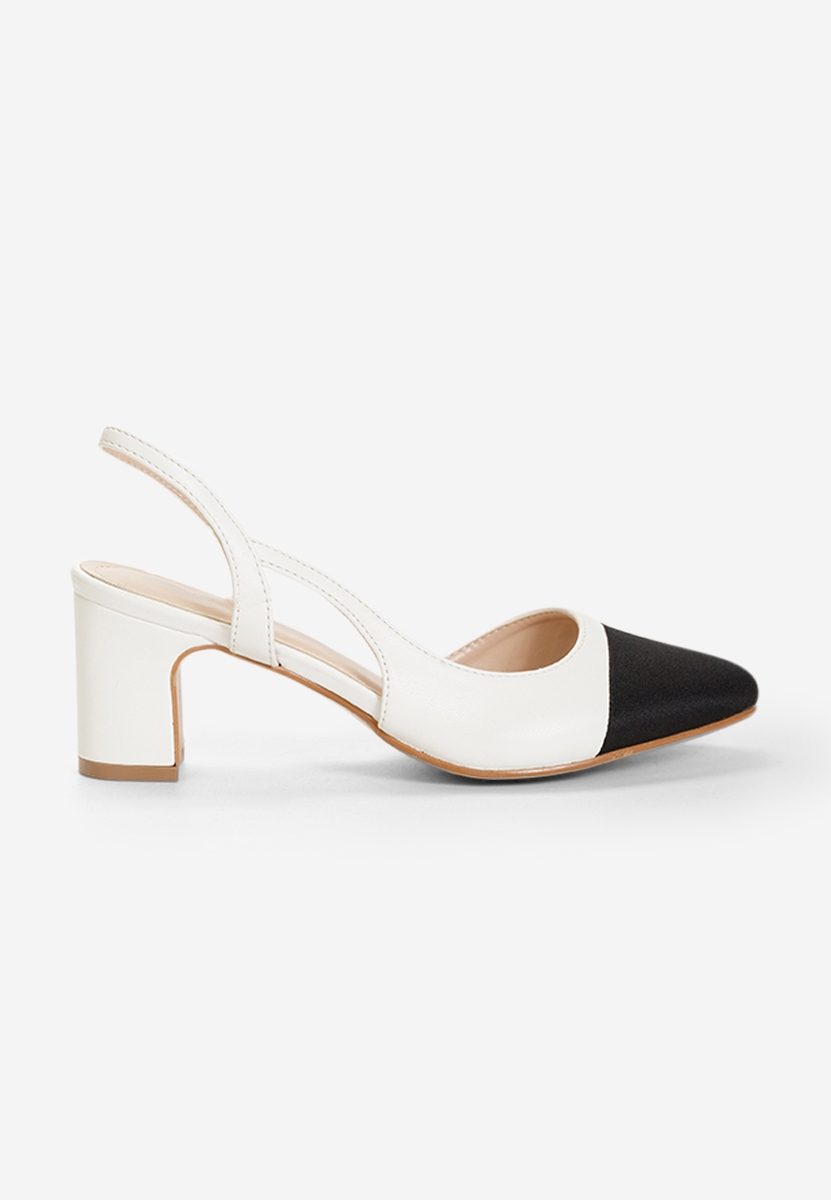 Décolleté Slingback Emesa bianchi