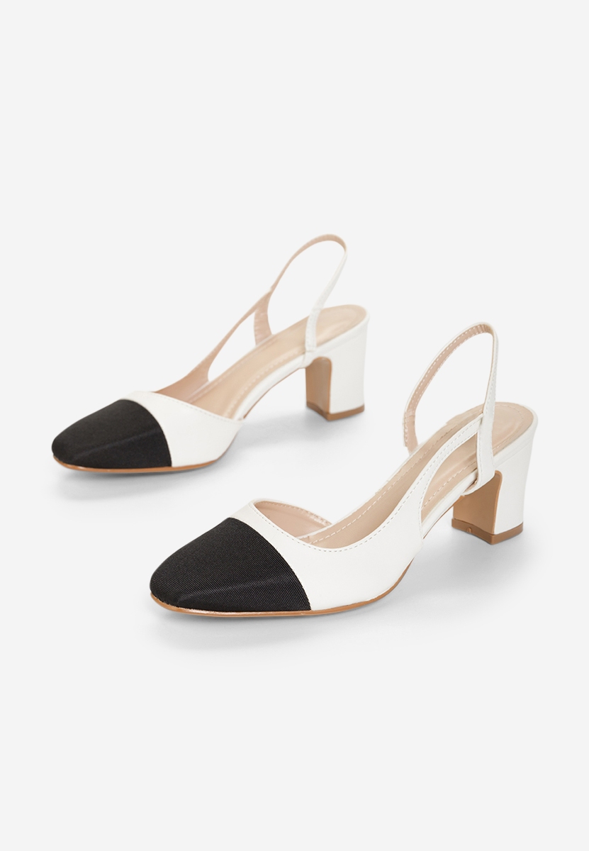 Décolleté Slingback Emesa bianchi