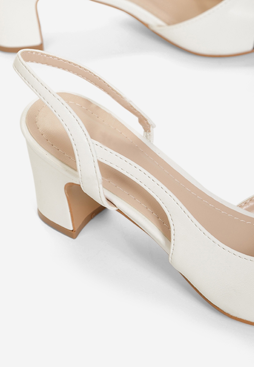 Décolleté Slingback Emesa bianchi