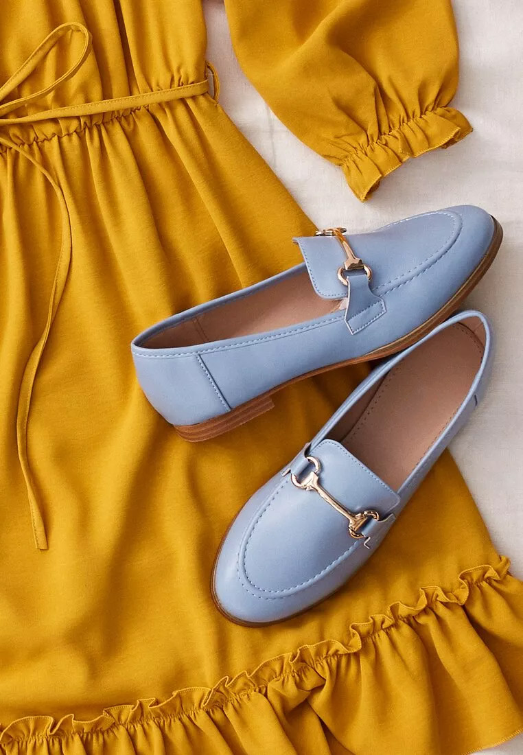 Mocassini da donna Casica azzurro