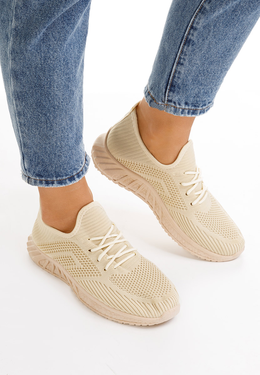 Scarpe sportive donna Runner Beige