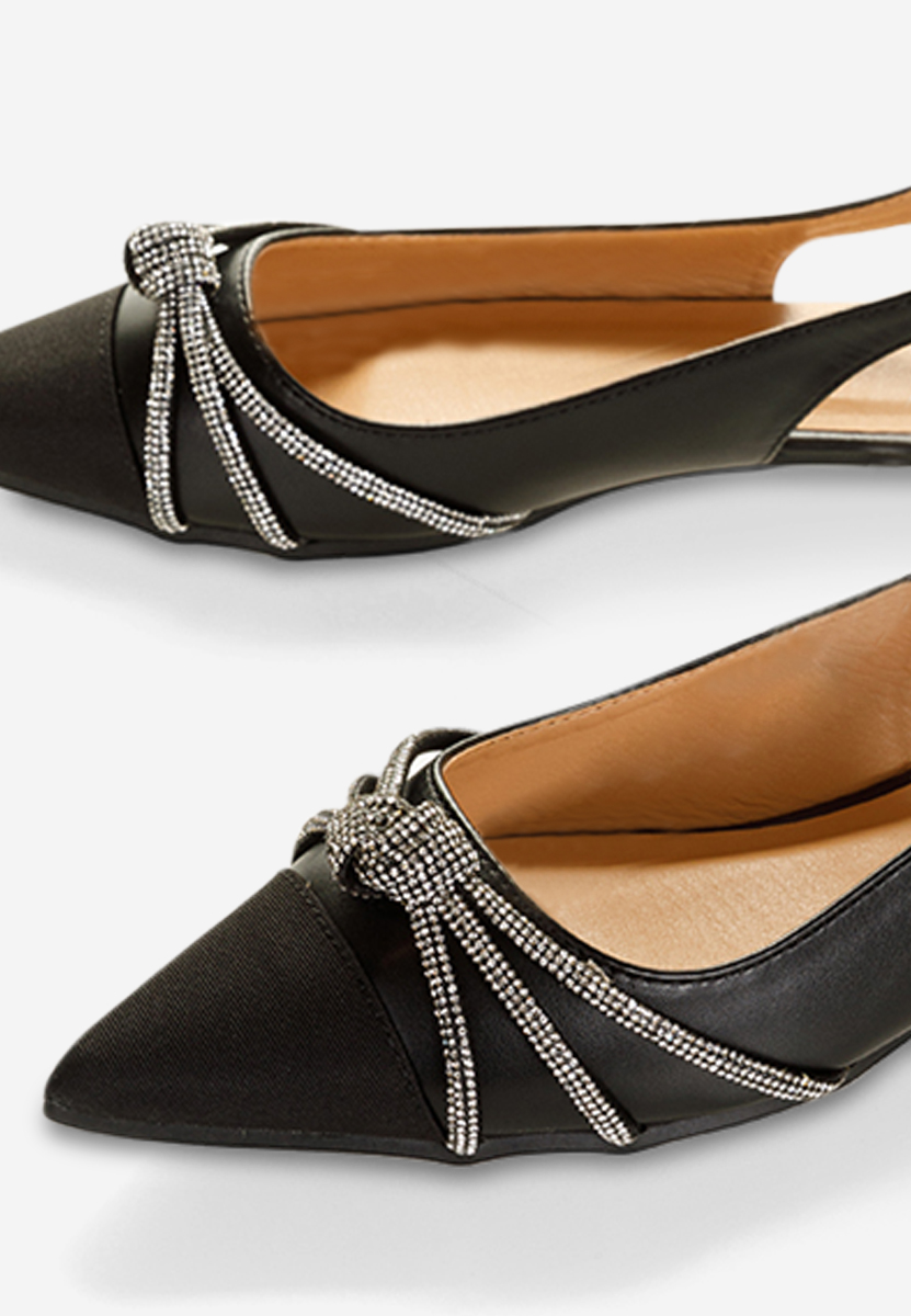 Ballerine eleganti nero Donka