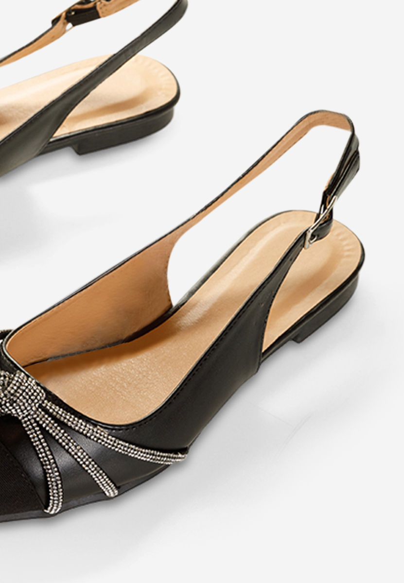 Ballerine eleganti nero Donka