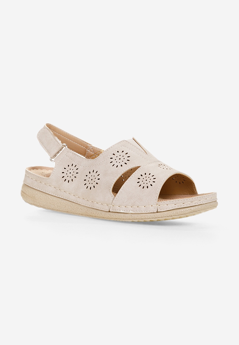 Sandali bassi Lisandra Beige
