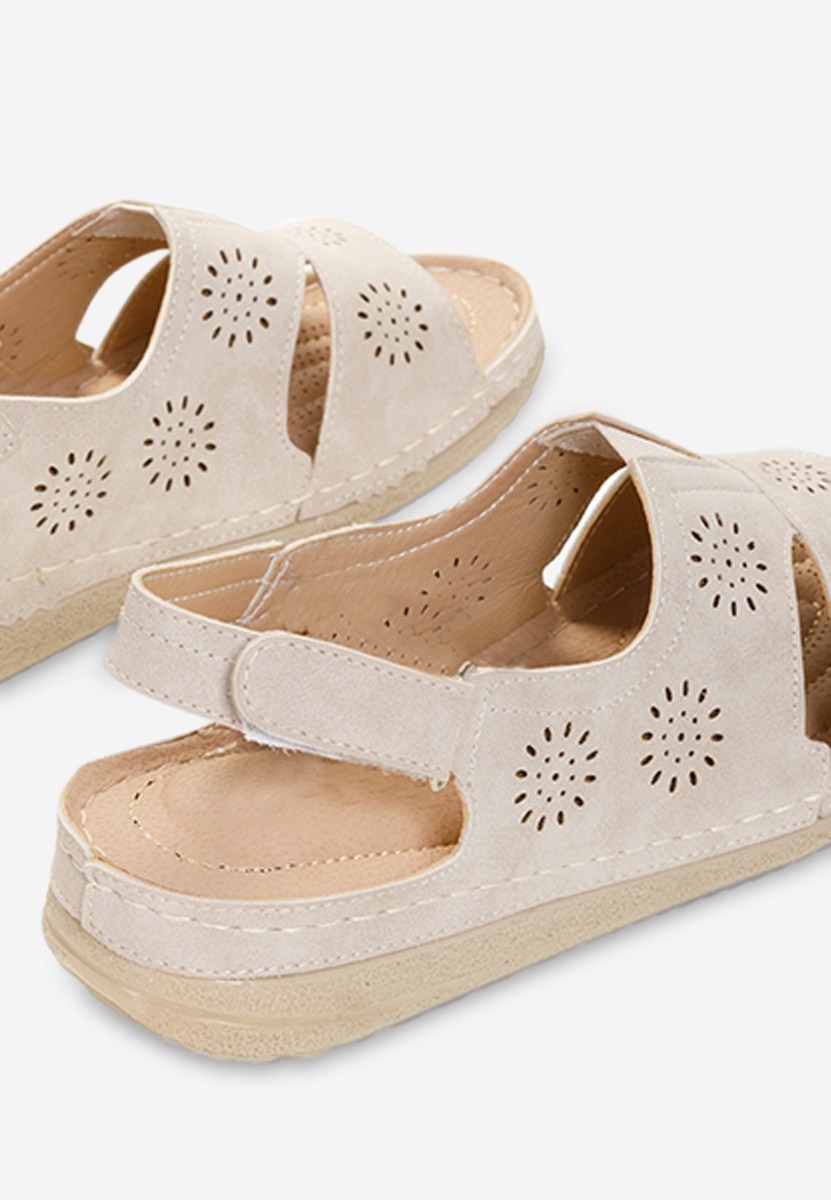 Sandali bassi Lisandra Beige