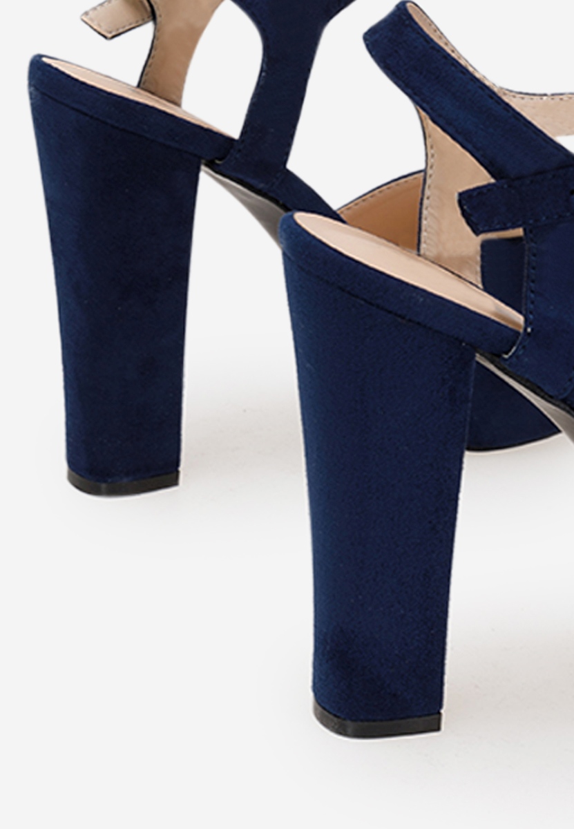Sandali tacco alto Blu Anadia