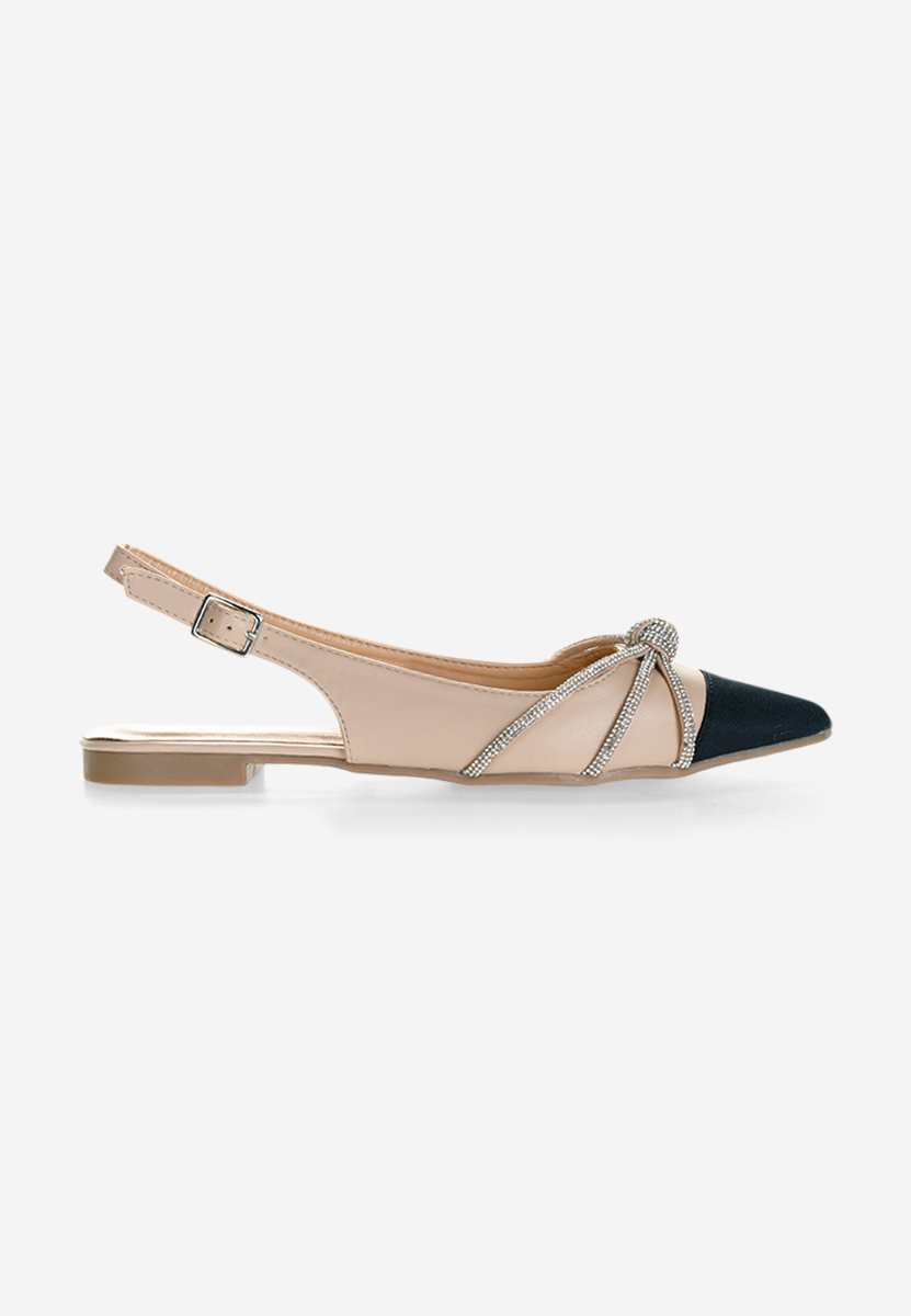 Ballerine a punta beige Donka