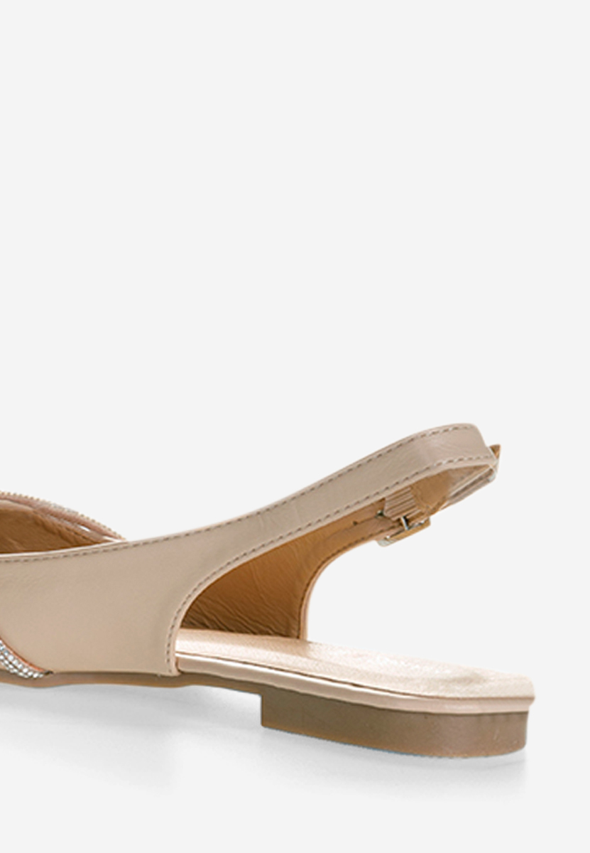 Ballerine a punta beige Donka