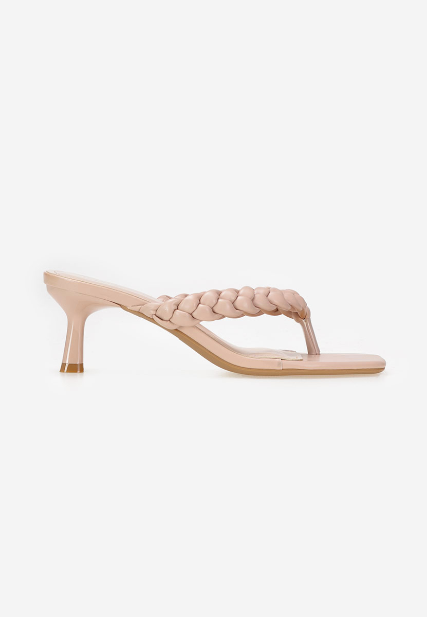 Ciabatte con tacco Khaila Rosa