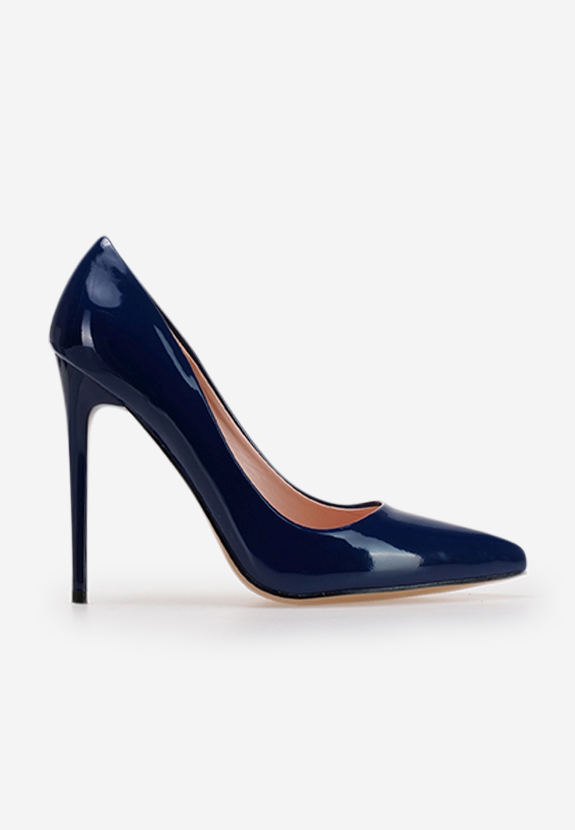 Décolleté in vernice Antella B blu