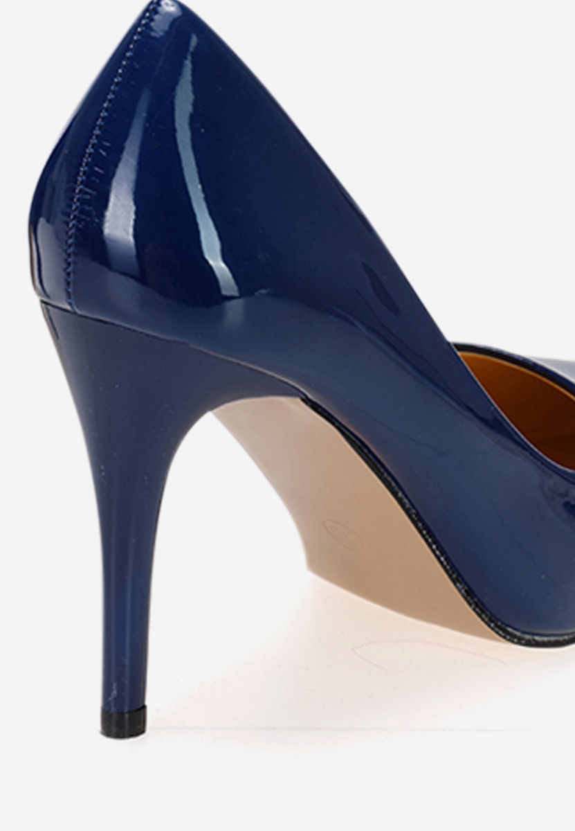Décolleté in vernice Paolla blu