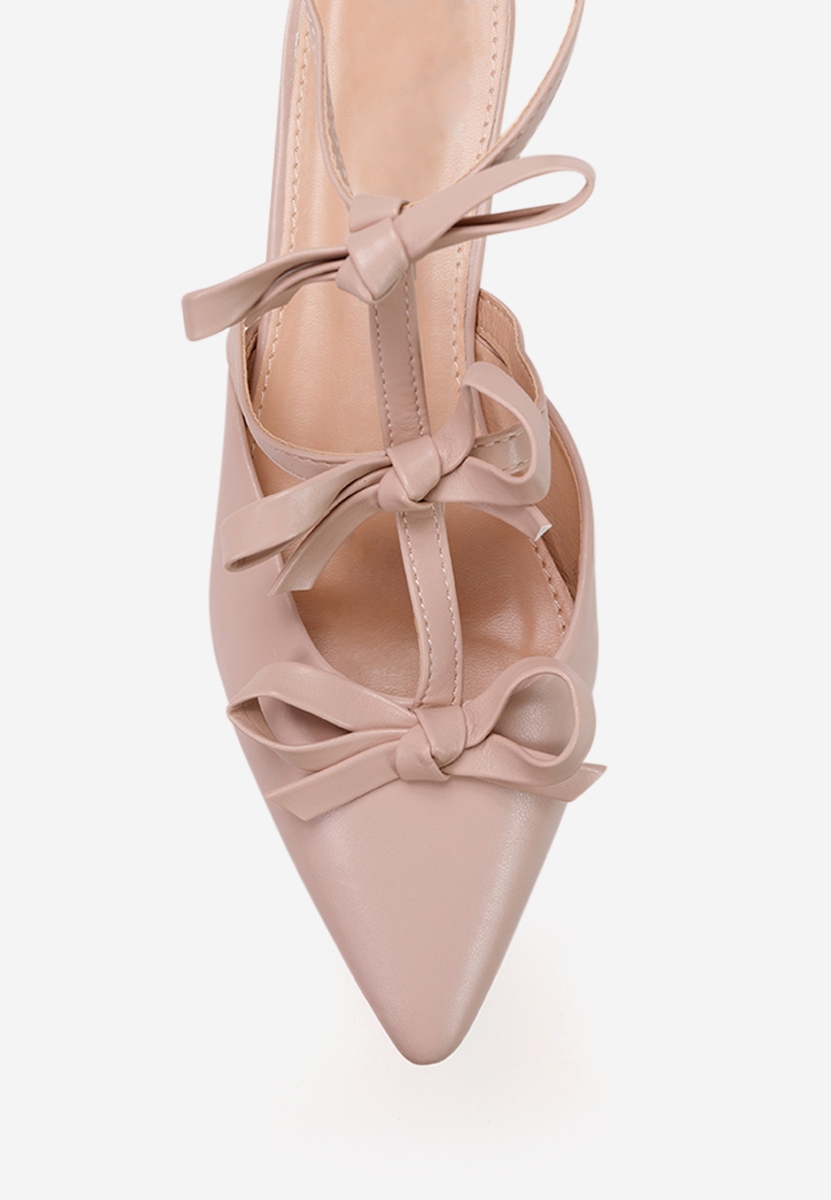Ballerine con cinturino Ancisa Beige